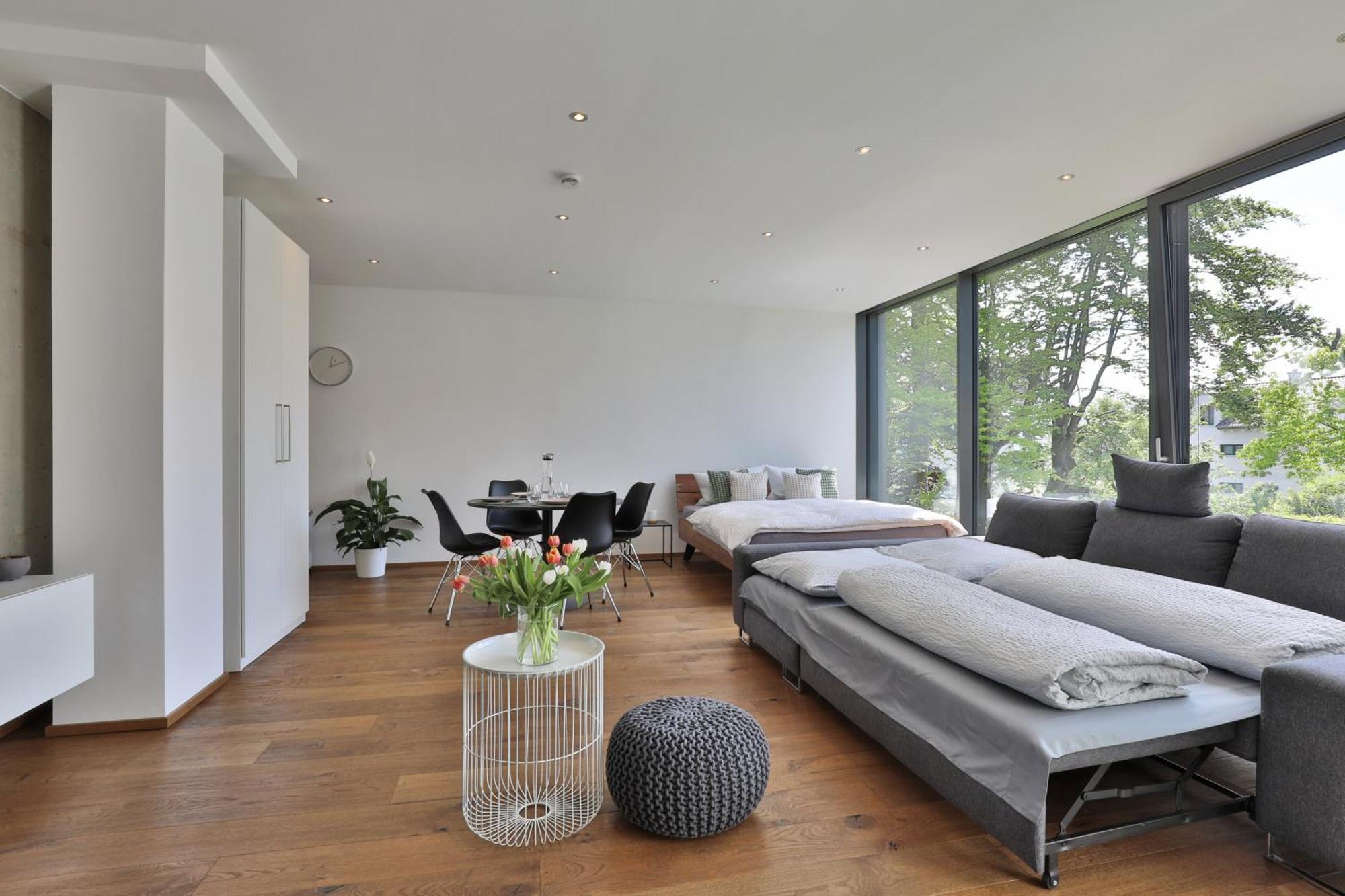 Moderne Studio-Wohnung Герстхофен Экстерьер фото