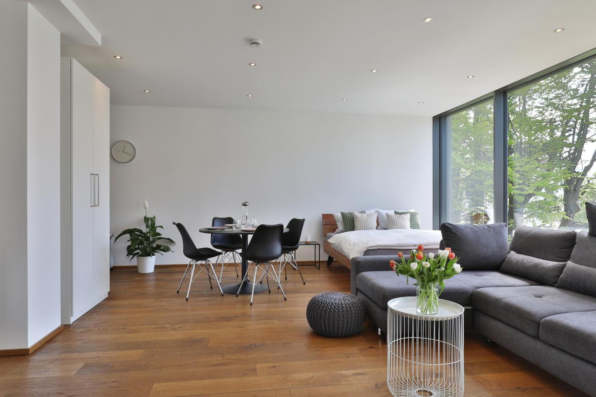 Moderne Studio-Wohnung Герстхофен Экстерьер фото